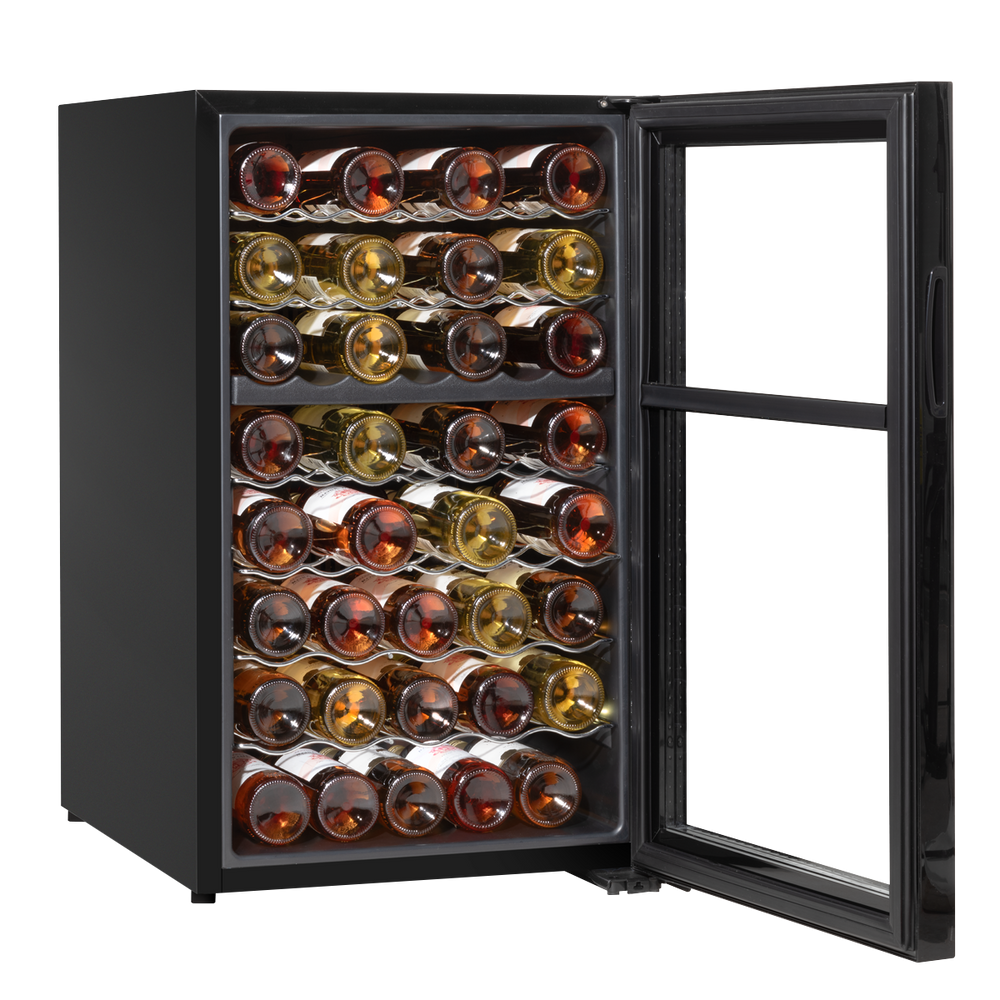 Baridi DH236 52 Bottle Dual Zone Wine Fridge with Digital Touch Screen Controls, Wire Shelves & LED - additional view 12