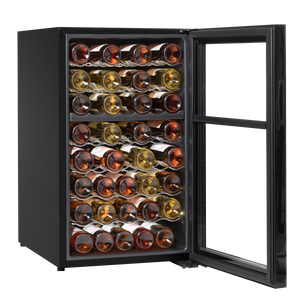 Baridi DH236 52 Bottle Dual Zone Wine Fridge with Digital Touch Screen Controls, Wire Shelves & LED - additional view 12