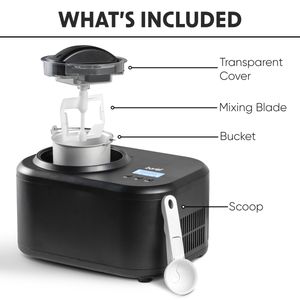 Baridi DH238 Automatic Churning Ice Cream Machine 1L Capacity - Black - additional view 17