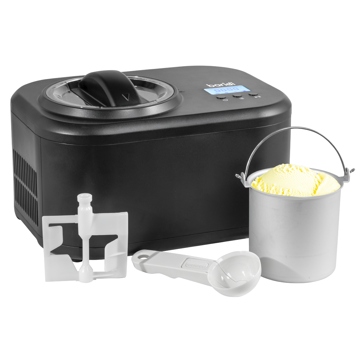 Baridi DH238 Automatic Churning Ice Cream Machine 1L Capacity - Black - additional view 13