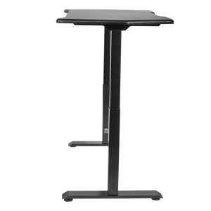 Dellonda DH241 Carbon Fibre Effect Electric Height Adjustable Standing Desk, 1400 x 700mm Dual Motor - additional view 3