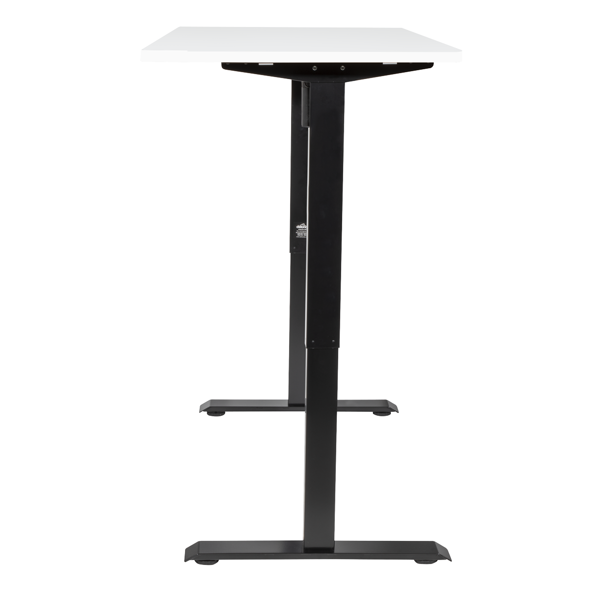 Dellonda DH244 White Electric Height Adjustable Standing Desk with Memory, Quiet, 1400x700mm - additional view 4
