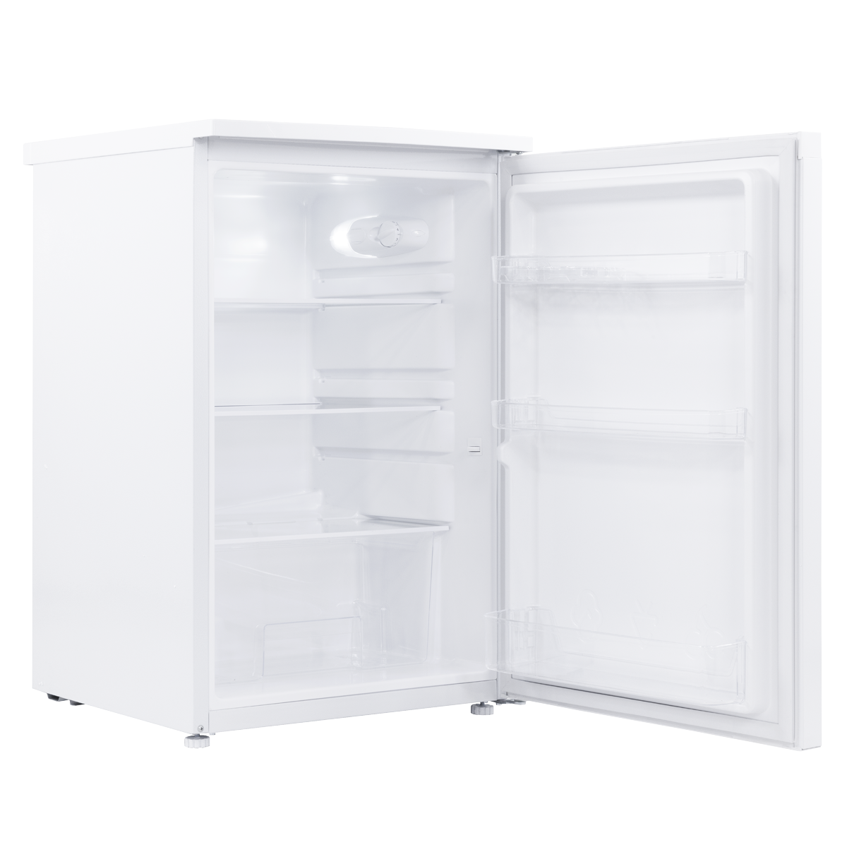 Baridi DH246 55cm Undercounter Larder Fridge, 130L Capacity - White - additional view 3