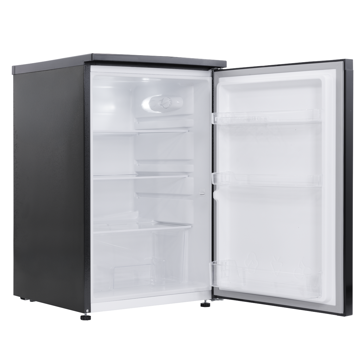 Baridi DH247 55cm Undercounter Larder Fridge, 130L Capacity - Black - additional view 3