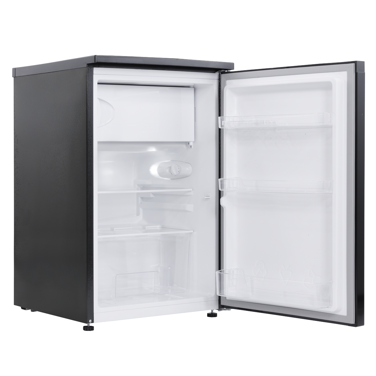 Baridi DH249 55cm Freestanding Undercounter Fridge with Ice Box 107L - Black - additional view 3