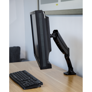 Dellonda DH24 Adjustable Single Monitor Arm with 360° Rotation - Black - additional view 6