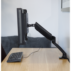 Dellonda DH24 Adjustable Single Monitor Arm with 360° Rotation - Black - additional view 7