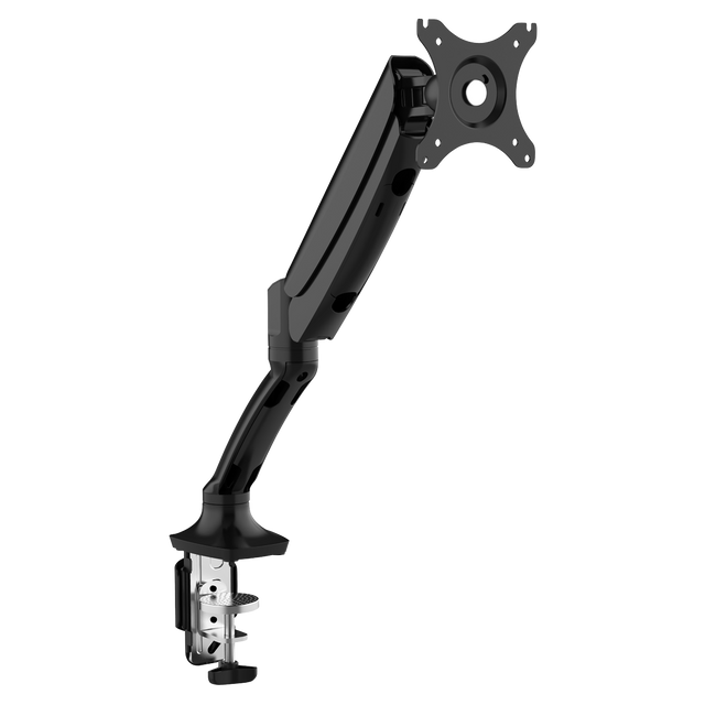 Dellonda DH24 Adjustable Single Monitor Arm with 360° Rotation - Black