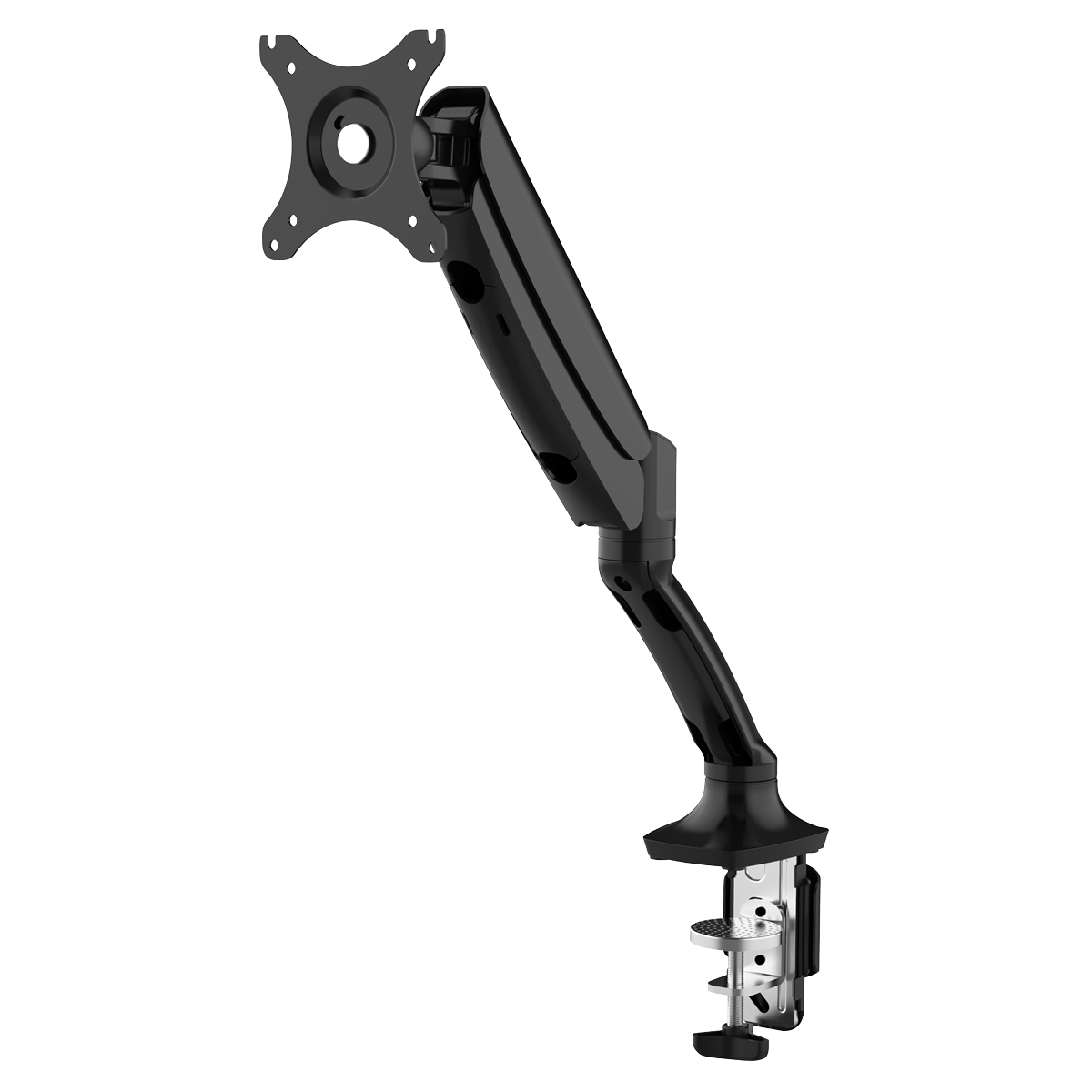 Dellonda DH24 Adjustable Single Monitor Arm with 360° Rotation - Black - additional view 2