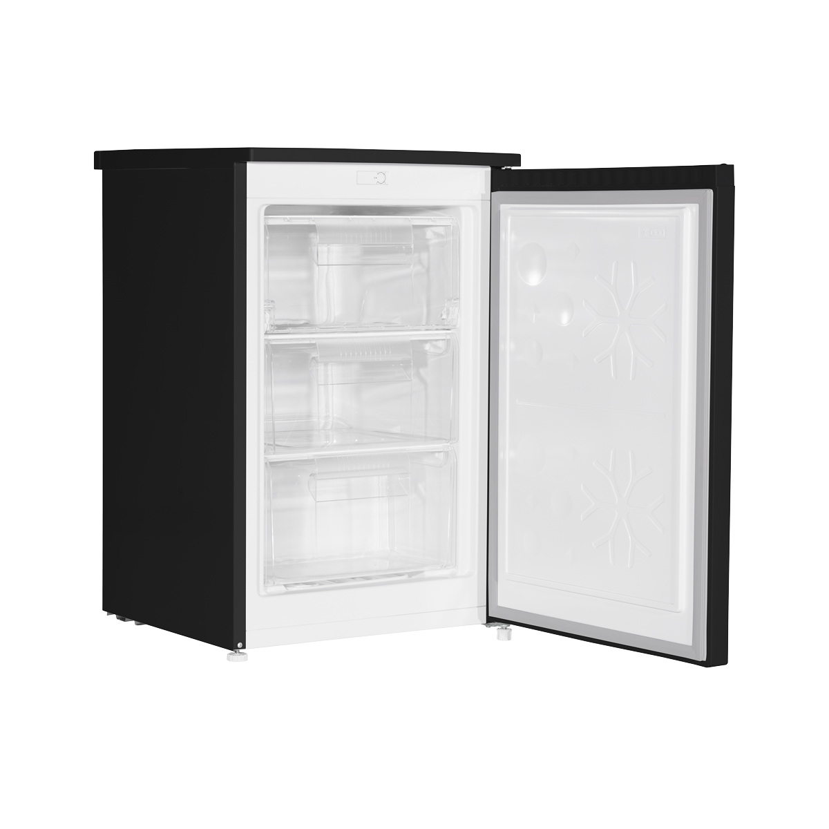 Baridi DH251 55cm Undercounter Freezer with Adjustable Thermostat, 85L - Black - additional view 9