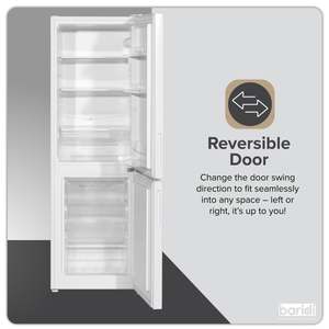 Baridi DH252 60/40 Low Frost Fridge Freezer 157L Capacity - White - additional view 15