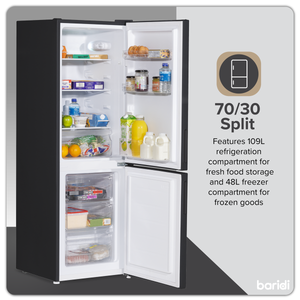 Baridi DH253 47cm 60/40 Fridge Freezer, 157L Capacity Low Frost - additional view 4