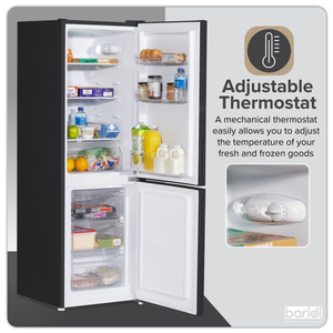Baridi DH253 47cm 60/40 Fridge Freezer, 157L Capacity Low Frost - additional view 6