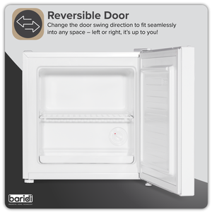 Baridi DH254 Mini Tabletop Fridge/Freezer, 31L Capacity - White - additional view 6
