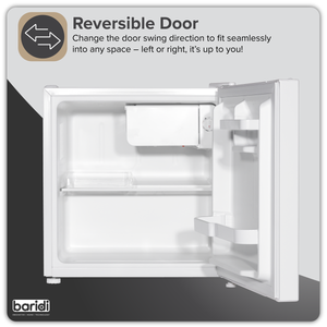Baridi DH256 Tabletop Fridge with Ice Box, 46L Capacity, Adjustable Thermostat - White - additional view 22