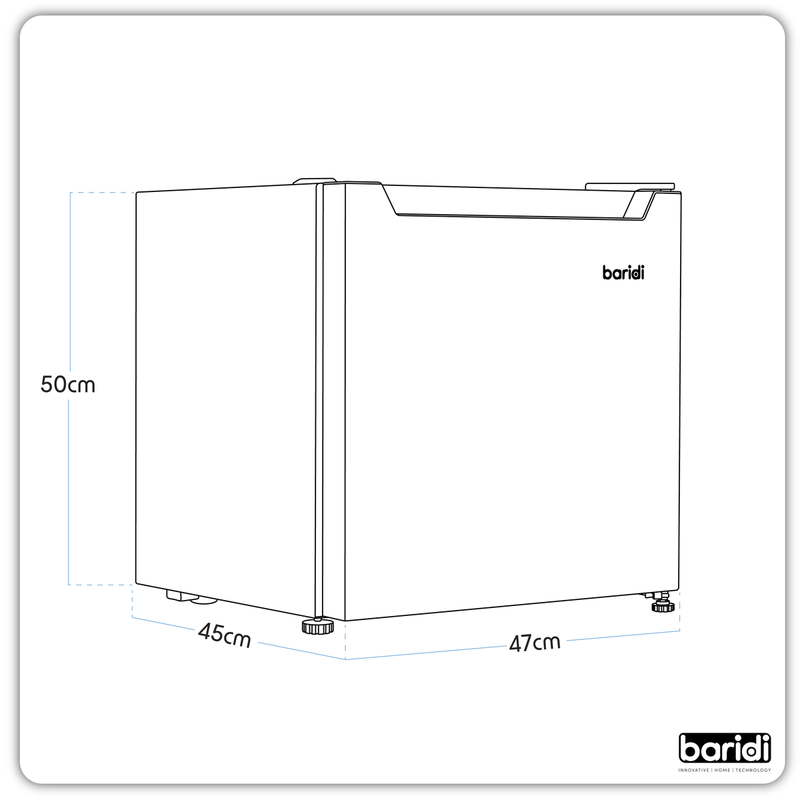 Baridi DH257 Tabletop Fridge with Ice Box, 46L Capacity - additional view 9