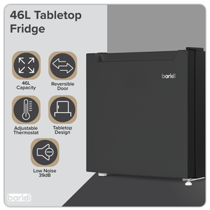 Baridi DH257 Tabletop Fridge with Ice Box, 46L Capacity - additional view 3