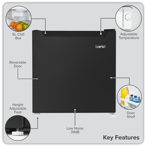 Baridi DH257 Tabletop Fridge with Ice Box, 46L Capacity - additional view 8