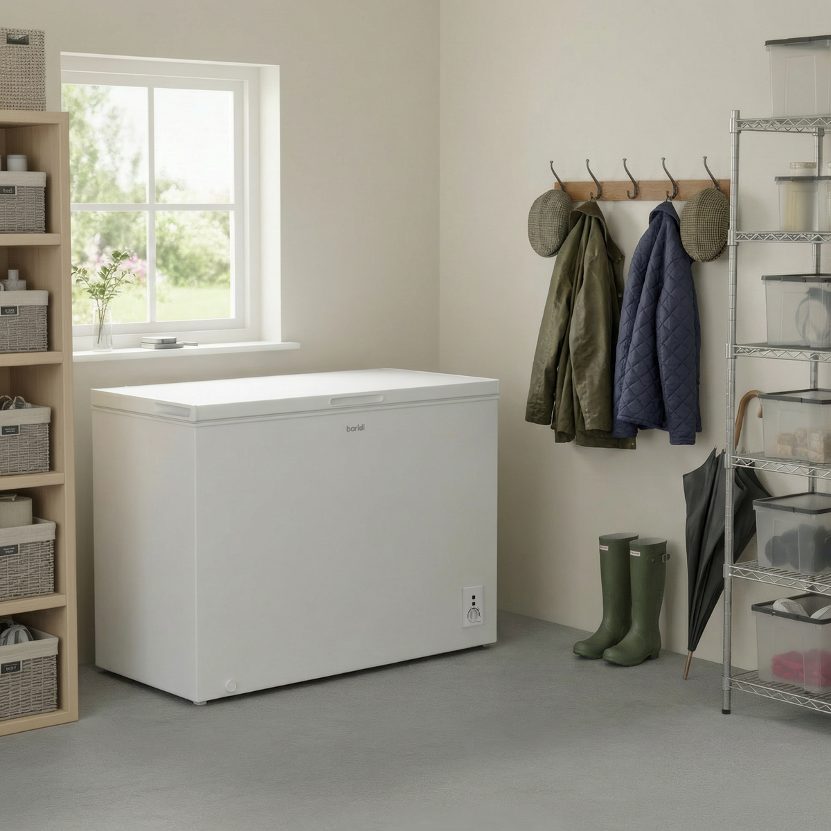Baridi DH258 Freestanding Chest Freezer 254L Capacity - White - additional view 4