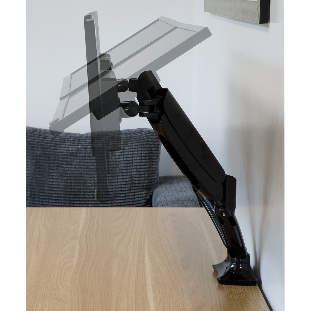 Dellonda DH25 Adjustable Double Monitor Arm with 360° Rotation - Black - additional view 8