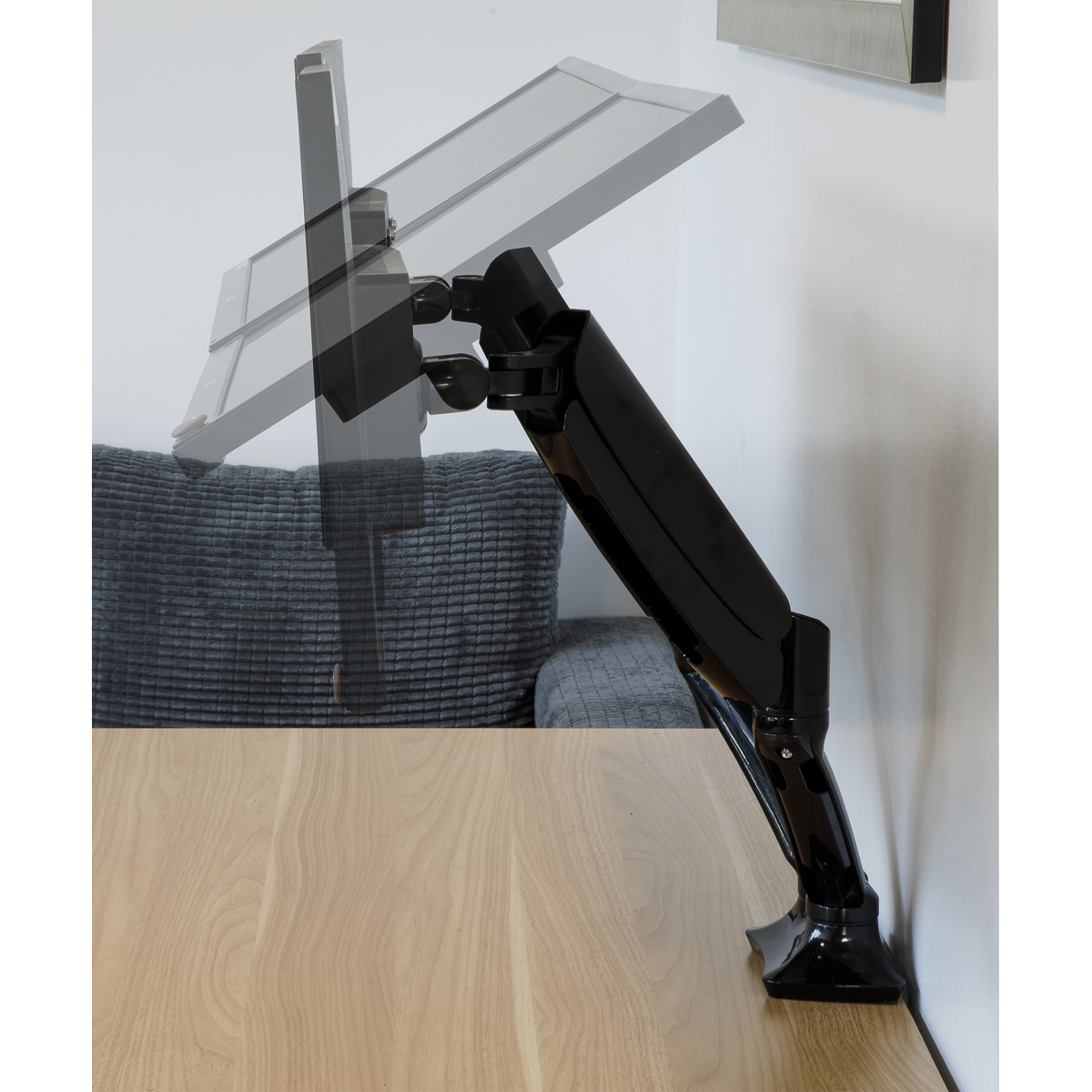 Dellonda DH25 Adjustable Double Monitor Arm with 360° Rotation - Black - additional view 8