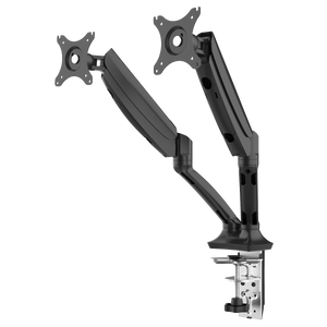 Dellonda DH25 Adjustable Double Monitor Arm with 360° Rotation - Black - additional view 2