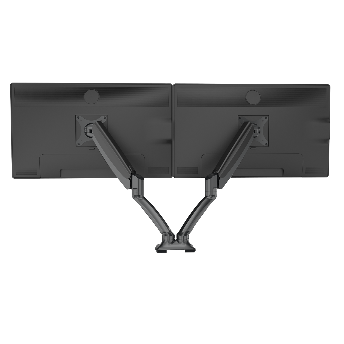 Dellonda DH25 Adjustable Double Monitor Arm with 360° Rotation - Black - additional view 4