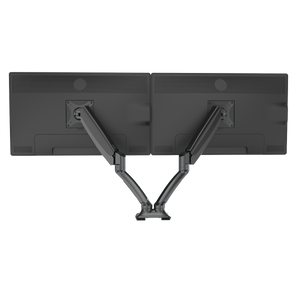 Dellonda DH25 Adjustable Double Monitor Arm with 360° Rotation - Black - additional view 4