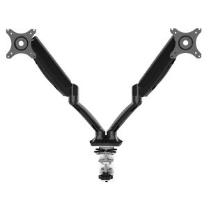 Dellonda DH25 Adjustable Double Monitor Arm with 360° Rotation - Black - additional view 3