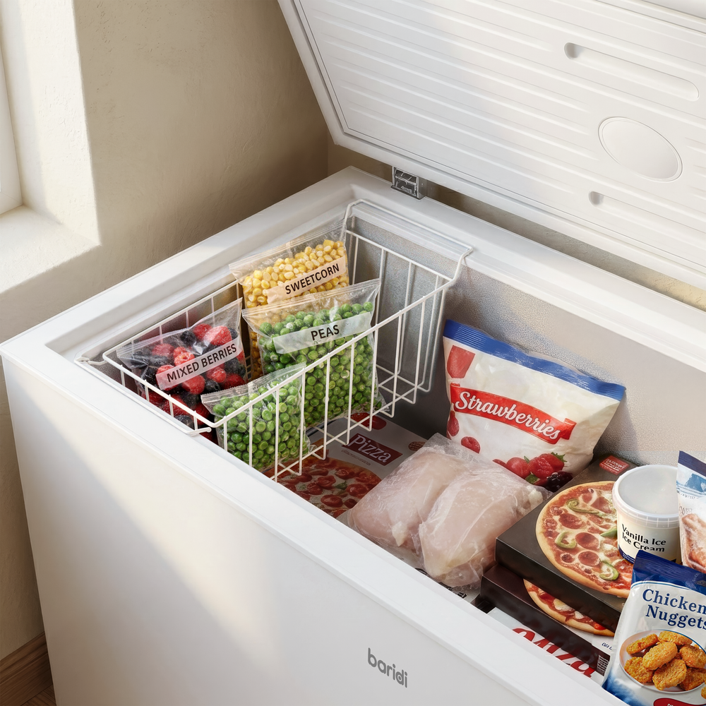 Baridi DH260 Freestanding Chest Freezer 299L Capacity - White - additional view 10