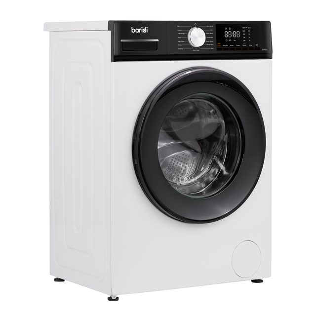 Baridi DH262 8kg Washing Machine, Front Loading, 1400rpm Energy Rating A - White