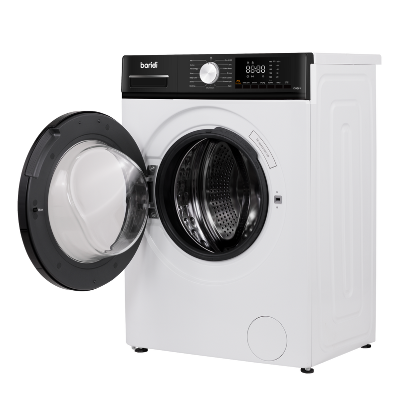 Baridi DH263 8/5kg Washer Dryer, Front Loading, 1400rpm Energy Rating A - White - additional view 4