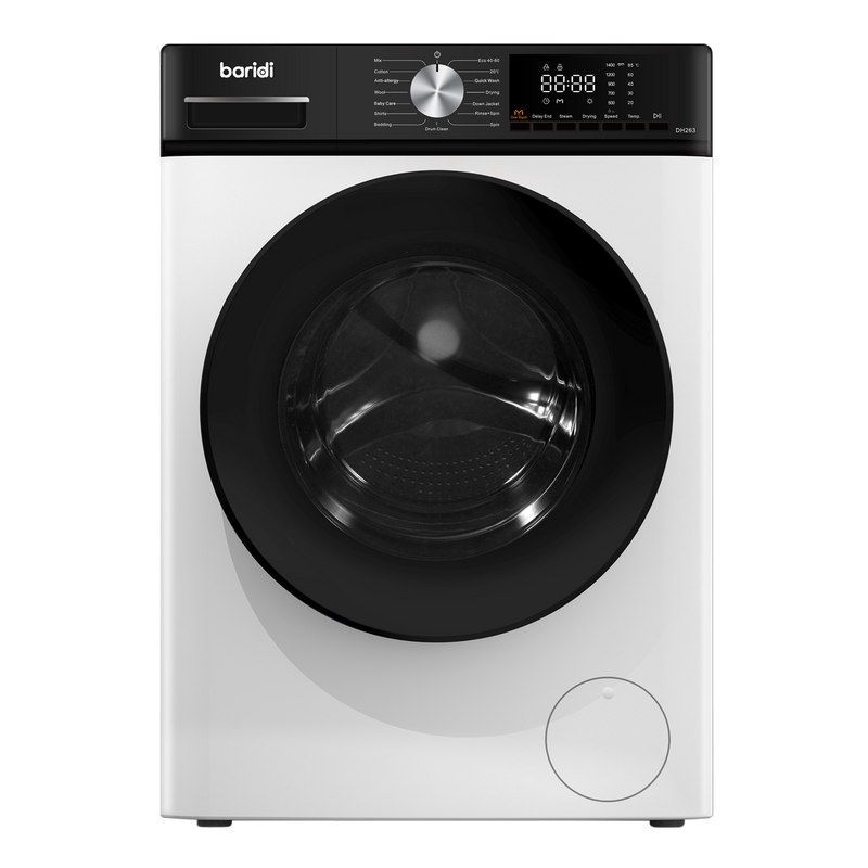Baridi DH263 8/5kg Washer Dryer, Front Loading, 1400rpm Energy Rating A - White - additional view 3