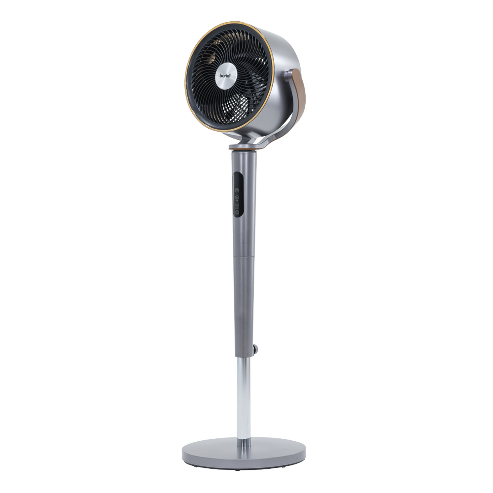 Baridi DH264 12" Pedestal Fan with Remote Control, Back Light & 12hr Timer - Grey - additional view 9
