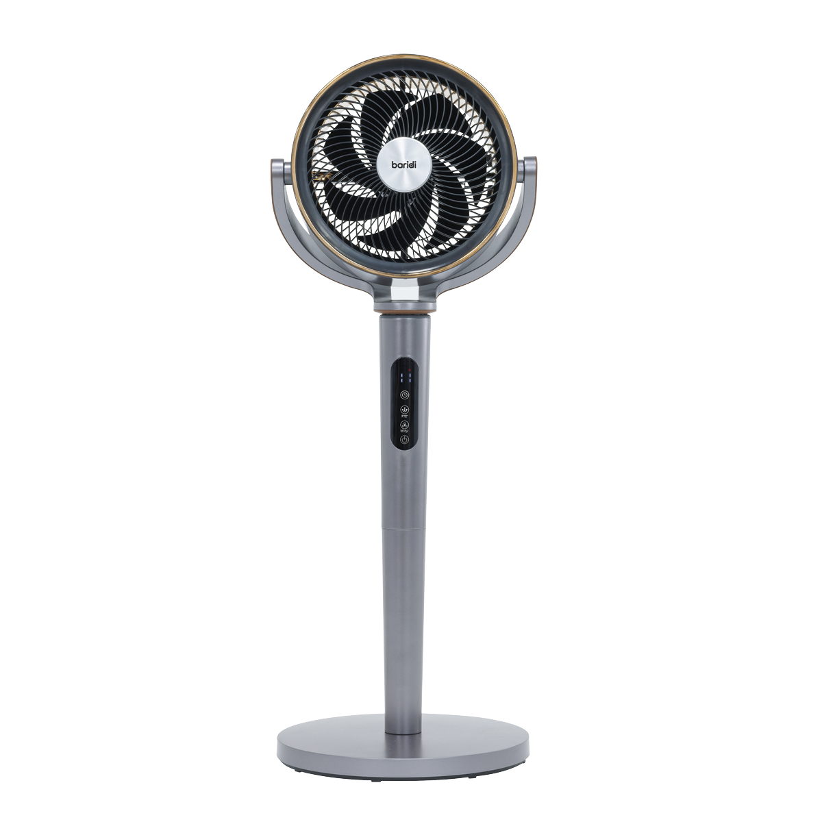 Baridi DH264 12" Pedestal Fan with Remote Control, Back Light & 12hr Timer - Grey - additional view 10
