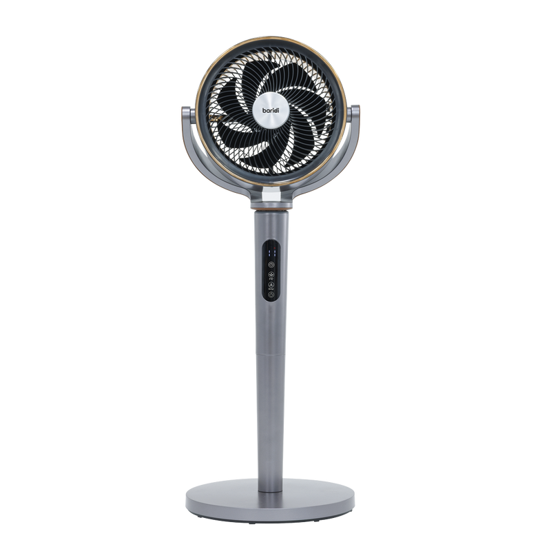 Baridi DH264 12" Pedestal Fan with Remote Control, Back Light & 12hr Timer - Grey - additional view 10