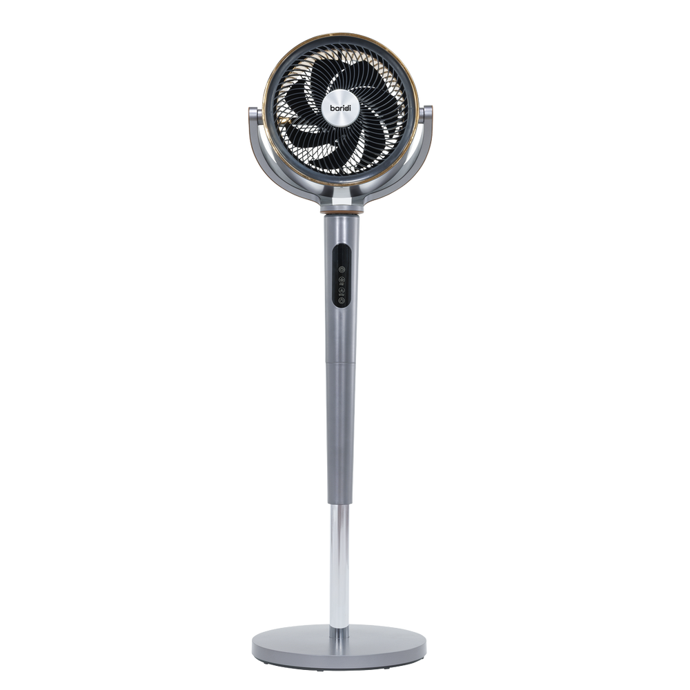 Baridi DH264 12" Pedestal Fan with Remote Control, Back Light & 12hr Timer - Grey - additional view 11