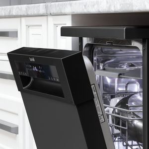 Baridi DH267 Slimline Freestanding Dishwasher 45cm Wide 10 Place Settings - Black - additional view 6