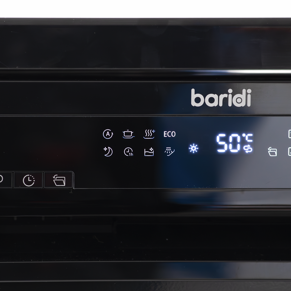 Baridi DH267 Slimline Freestanding Dishwasher 45cm Wide 10 Place Settings - Black - additional view 8