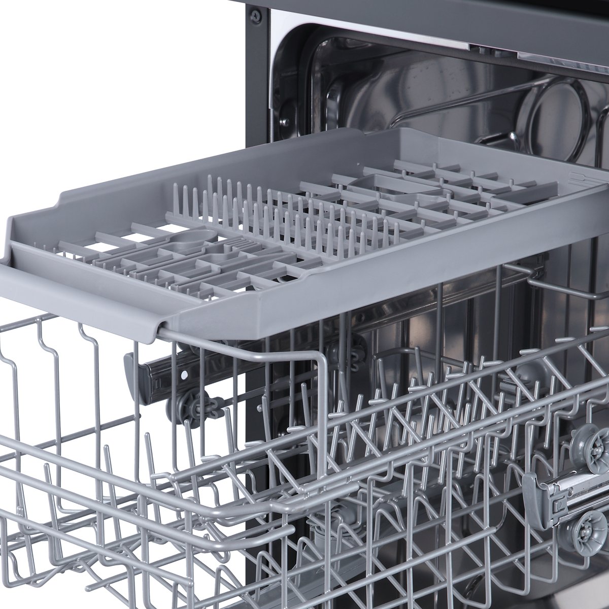 Baridi DH267 Slimline Freestanding Dishwasher 45cm Wide 10 Place Settings - Black - additional view 20
