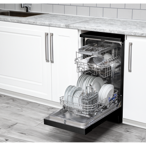 Baridi DH267 Slimline Freestanding Dishwasher 45cm Wide 10 Place Settings - Black - additional view 10