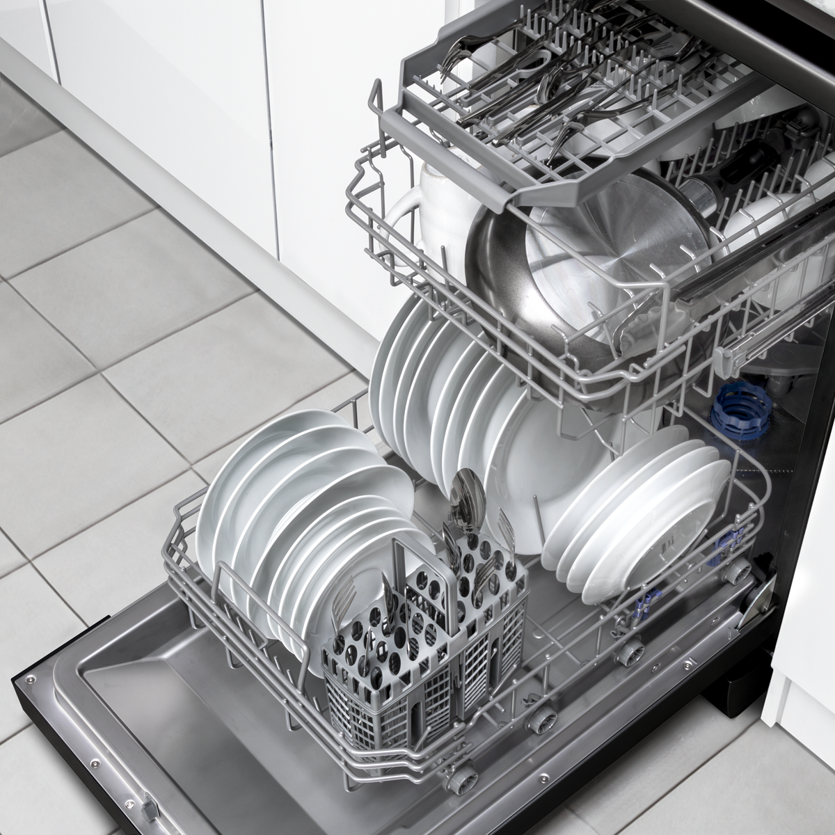 Baridi DH267 Slimline Freestanding Dishwasher 45cm Wide 10 Place Settings - Black - additional view 11