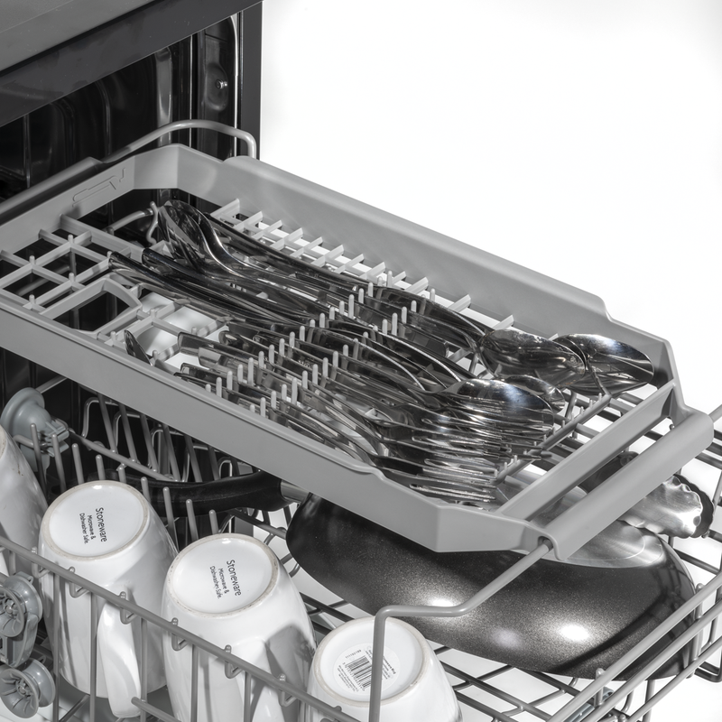 Baridi DH267 Slimline Freestanding Dishwasher 45cm Wide 10 Place Settings - Black - additional view 21