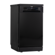 Baridi DH267 Slimline Freestanding Dishwasher 45cm Wide 10 Place Settings - Black