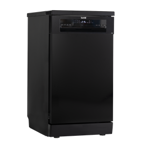 Baridi DH267 Slimline Freestanding Dishwasher 45cm Wide 10 Place Settings - Black