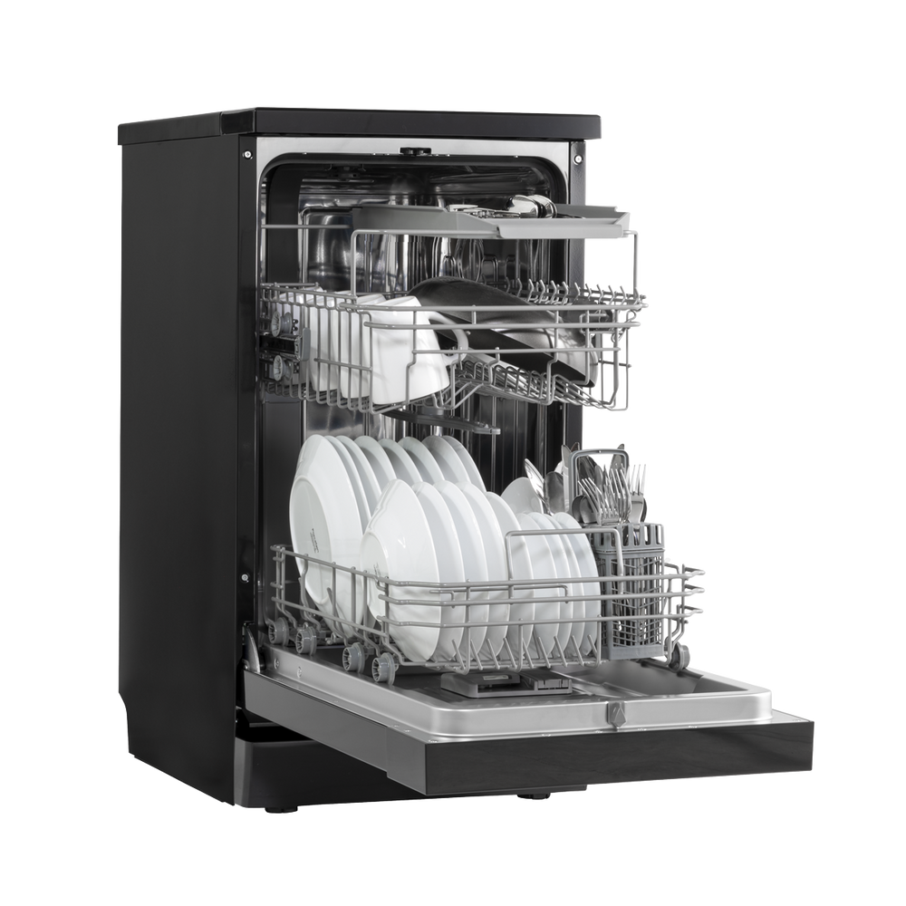 Baridi DH267 Slimline Freestanding Dishwasher 45cm Wide 10 Place Settings - Black - additional view 19