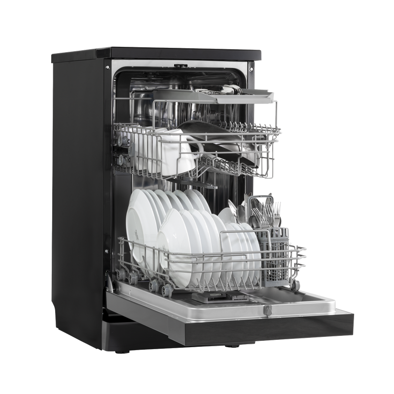 Baridi DH267 Slimline Freestanding Dishwasher 45cm Wide 10 Place Settings - Black - additional view 19