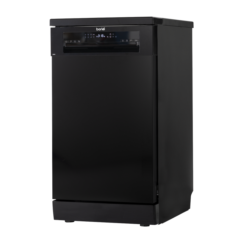 Baridi DH267 Slimline Freestanding Dishwasher 45cm Wide 10 Place Settings - Black - additional view 2