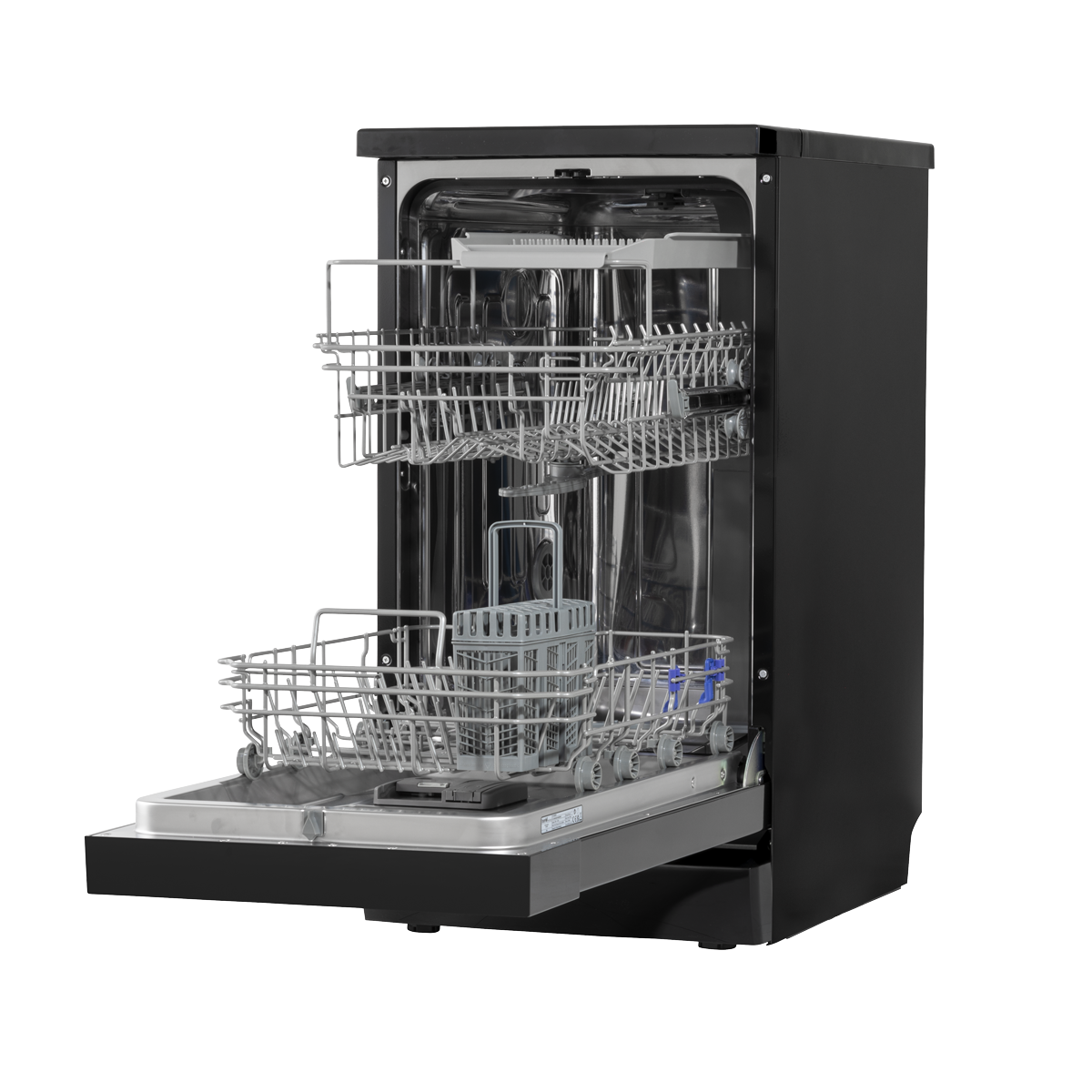 Baridi DH267 Slimline Freestanding Dishwasher 45cm Wide 10 Place Settings - Black - additional view 17