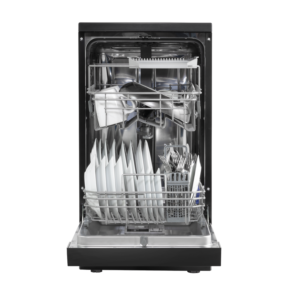 Baridi DH267 Slimline Freestanding Dishwasher 45cm Wide 10 Place Settings - Black - additional view 5